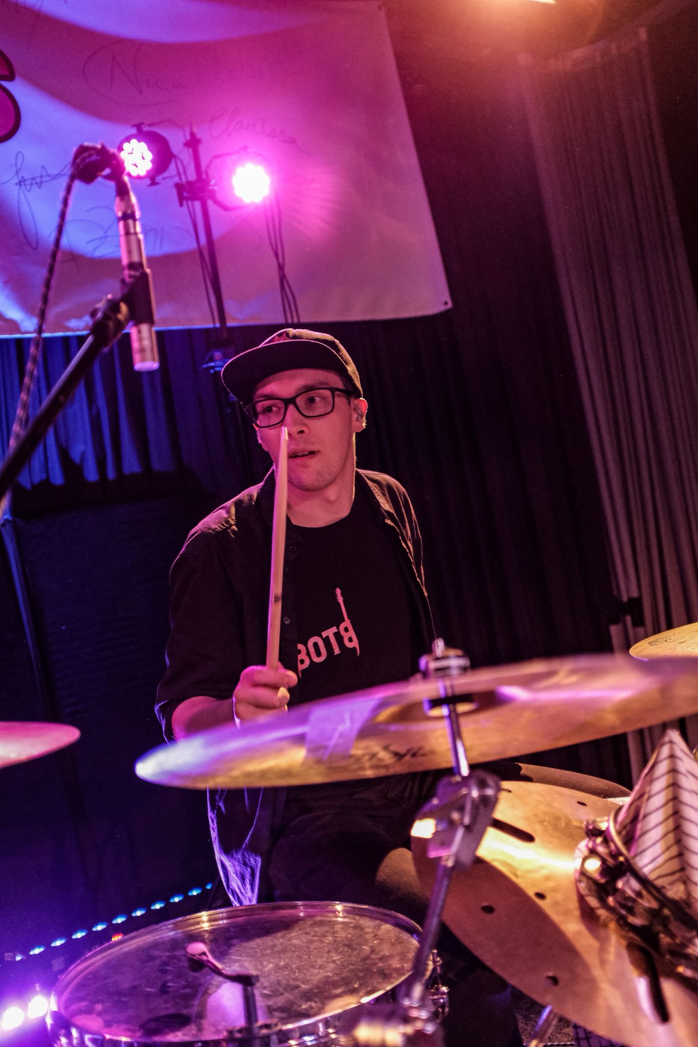 Dmitri, drummer of Provincial Penguin Travel Agency